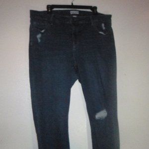 18W sized ripped jeans